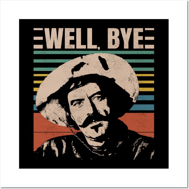 Well, Bye - Retro Style Design Wall Art by RadRetro